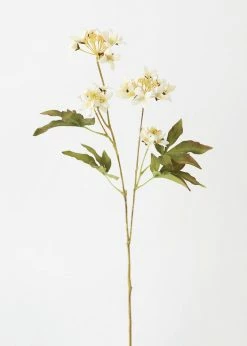 Afloral Cream Artificial Viburnum Wildflowers - 37" Artificial Flowers