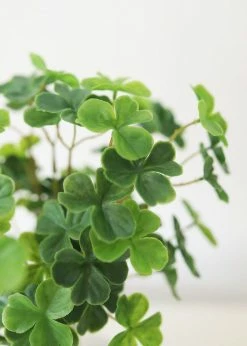 Afloral Fake Plants 4-Leaf Clover Bush - 11"