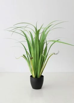 Afloral Fake Reed Grass Plant In Pot - 33