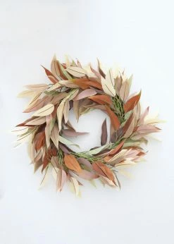 Afloral Artificial Fall Eucalyptus Wreath - 18"