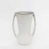 Afloral Farmhouse Ceramic Vase With Handles - 7.75" Vases
