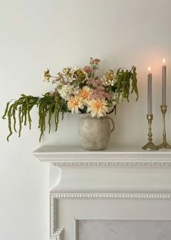 Afloral Set Of 2 Aluminum Candlestick Holders - 7.5-9.5