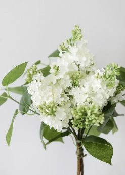 Afloral Artificial Lilac Flowers Bouquet - 15.5"