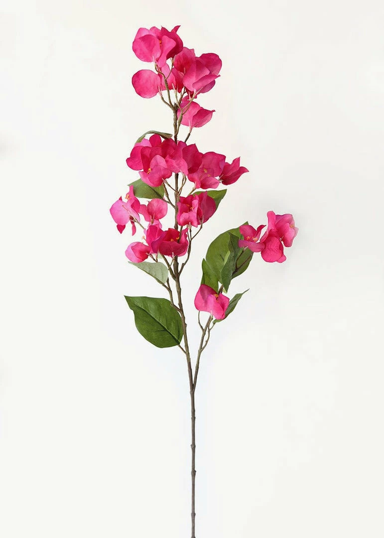 Afloral Bougainvillea Fake Flower In Fuchsia - 34.5" Artificial Flowers