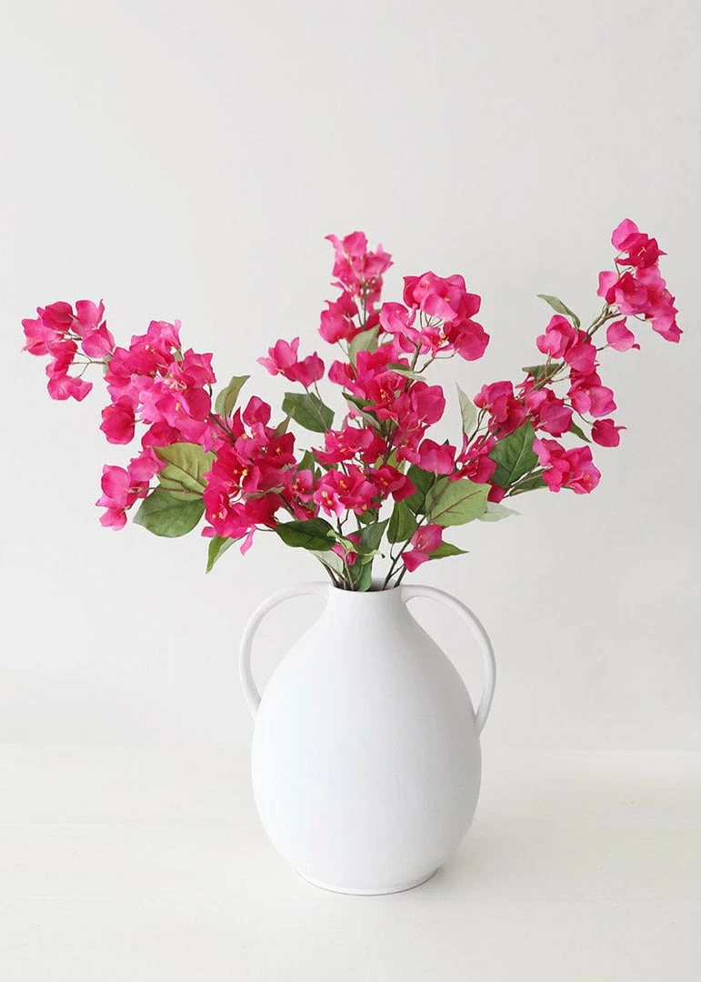 Afloral Bougainvillea Fake Flower In Fuchsia - 34.5" Artificial Flowers