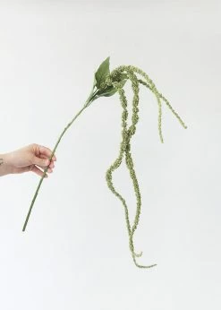 Afloral Artificial Plants Artificial Amaranthus Spray In Green - 45