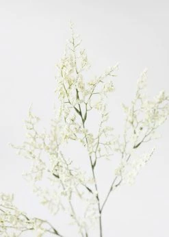 Afloral Artificial Flowers Faux Caspia Flower In White - 29"