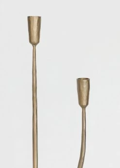 Afloral Antique Gold Candelabra Candle Holder - 21.5" Tools & Accents