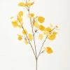 Afloral Artificial Aspen Leaf In Yellow Gold - 40" Artificial Plants