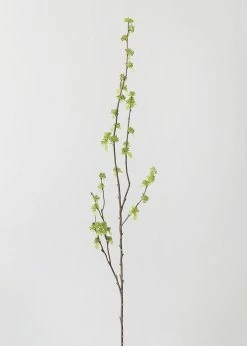 Afloral Artificial Branch With Green Buds - 40"