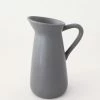 Afloral Matte Glazed Ceramic Pitcher - 9.5" Vases