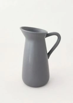 Afloral Matte Glazed Ceramic Pitcher - 9.5