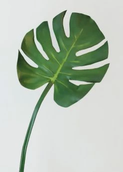 Afloral Artificial Plants Real Touch Monstera Leaf - 29