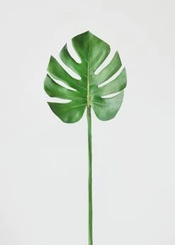 Afloral Artificial Plants Real Touch Monstera Leaf - 29"
