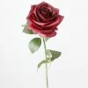 Afloral Burgundy Fake Flowers Rose - 21.5"