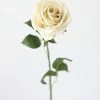 Afloral Artificial Rose In Eggshell Cream - 21.5" Artificial Flowers