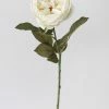 Afloral Eggshell Cream English Cabbage Rose - 25" Artificial Flowers