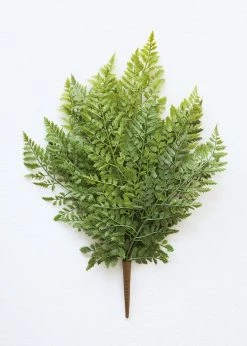 Afloral Fake Lace Fern UV Protected Real Touch Plant - 19"