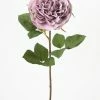 Afloral Artificial Flowers Faux Cabbage Rose In Lavender - 21.25"