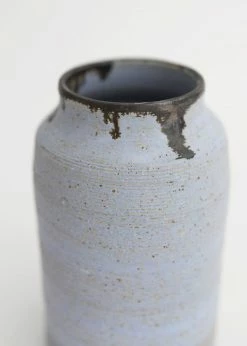 Afloral Vases Lavender Haze Speckled Clay Vase By Gina DeSantis Ceramics - 8