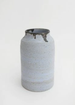 Afloral Vases Lavender Haze Speckled Clay Vase By Gina DeSantis Ceramics - 8