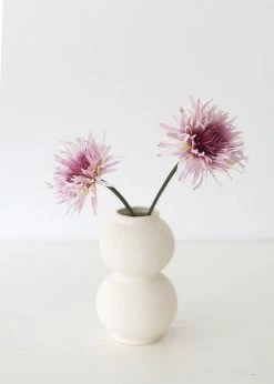 Afloral Artificial Flowers Lilac Purple Wild Gerbera Fake Flower - 22