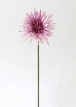 Afloral Artificial Flowers Lilac Purple Wild Gerbera Fake Flower - 22"
