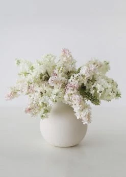 Afloral Pink Cream Artificial Lilac Flower - 25