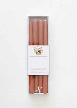 Afloral Tools & Accents Pack Of 4 Hand-Dipped Terracotta Candles - 12