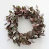 Afloral Burgundy Real Touch Eucalyptus Wreath - 22" Artificial Plants