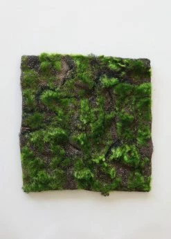 Afloral Artificial Moss Wall Mat Square- 16"