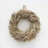Afloral Dried Flowers Small Natural Dried Grain Grass Wreath - 11-12"