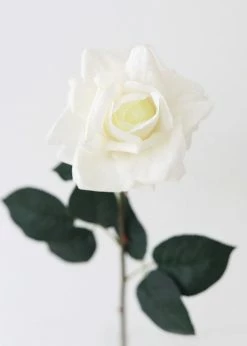 Afloral Cream Real Touch Rose Fake Flower - 20.5"