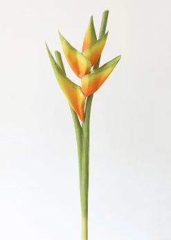 Afloral Orange Artificial Hawaiian Heliconia - 34" Artificial Flowers