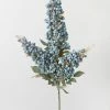 Afloral Artificial Flowers Faux Blue Berry Cluster Branch - 37"
