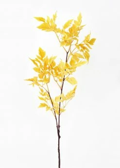 Afloral Fake Cimicifuga Ramosa Fall Leaves - 31"