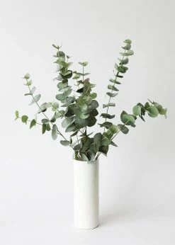 Afloral Green Grey Artificial Spiral Eucalyptus - 40