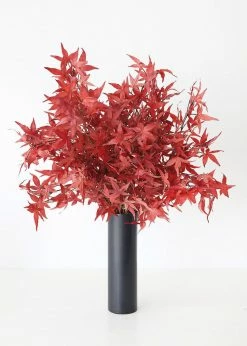 Afloral Fall Red Artificial Japanese Maple Leaves - 27