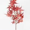 Afloral Fall Red Artificial Japanese Maple Leaves - 27" Artificial Plants