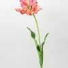 Afloral Artificial Parrot Tulip In Pink Green - 27.5"