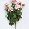 Afloral Pink UV Protected Indoor/Outdoor Fake Geranium Bush - 24"