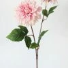Afloral Fake Flowers Pink Real Touch Dahlia - 23.5"