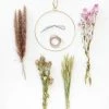 Afloral Dried Flowers Petite Pink Dried Floral Bundles DIY Hoop Kit