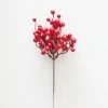 Afloral Christmas Red Artificial Berries Pick - 9" Artificial Plants