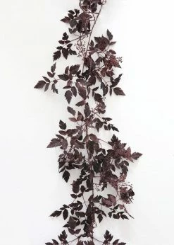 Afloral Artificial Plants Plum Cimicifuga Seeded Garland - 6'