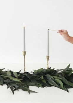 Afloral Pack Of 6 Taper Candles In Skylight - 9.5" Tools & Accents