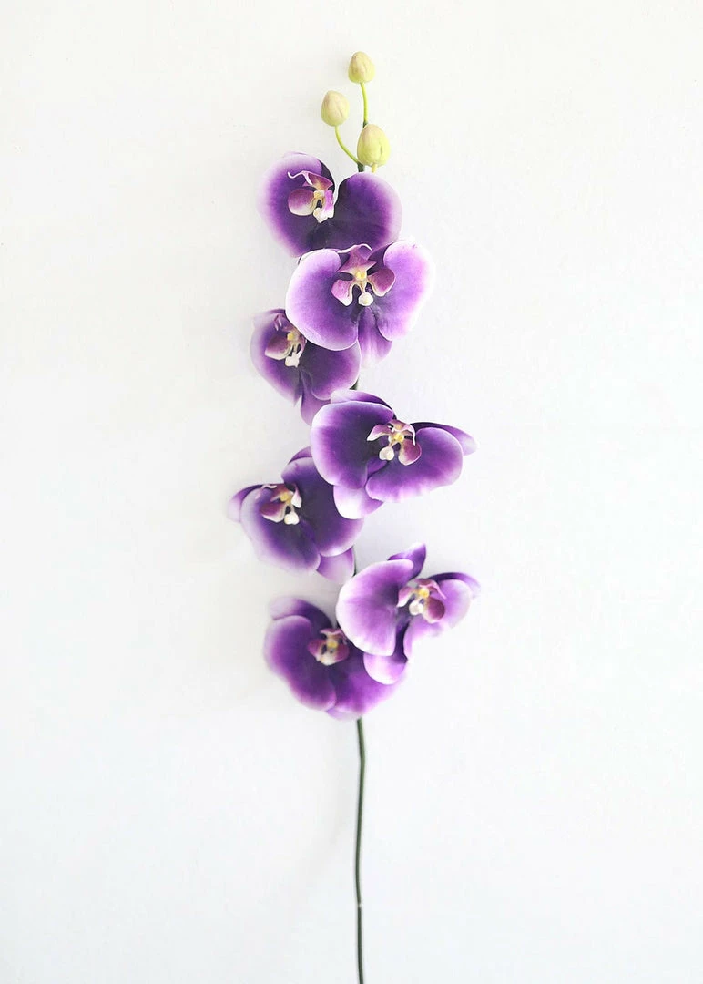 Afloral Faux Phalaenopsis Orchid In Purple - 45"