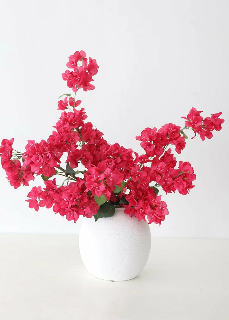 Afloral Pink Bougainvillea Flower Fake Branch - 44"