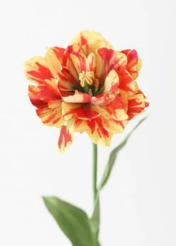 Afloral Red Yellow Artificial Tulip Flower - 25"