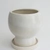 Afloral Vases Ceramic Pot With Saucer And Drainage - 11"